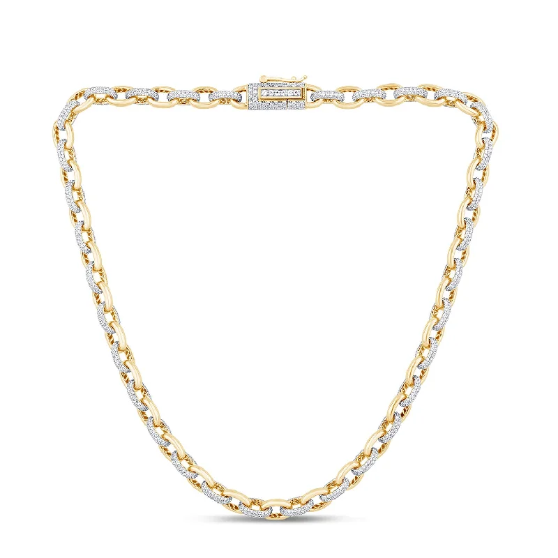 gold and diamond nose stud Celebration 10ct Yellow Gold Round Cut 14.5 Carat tw Lab Grown Diamonds Necklace