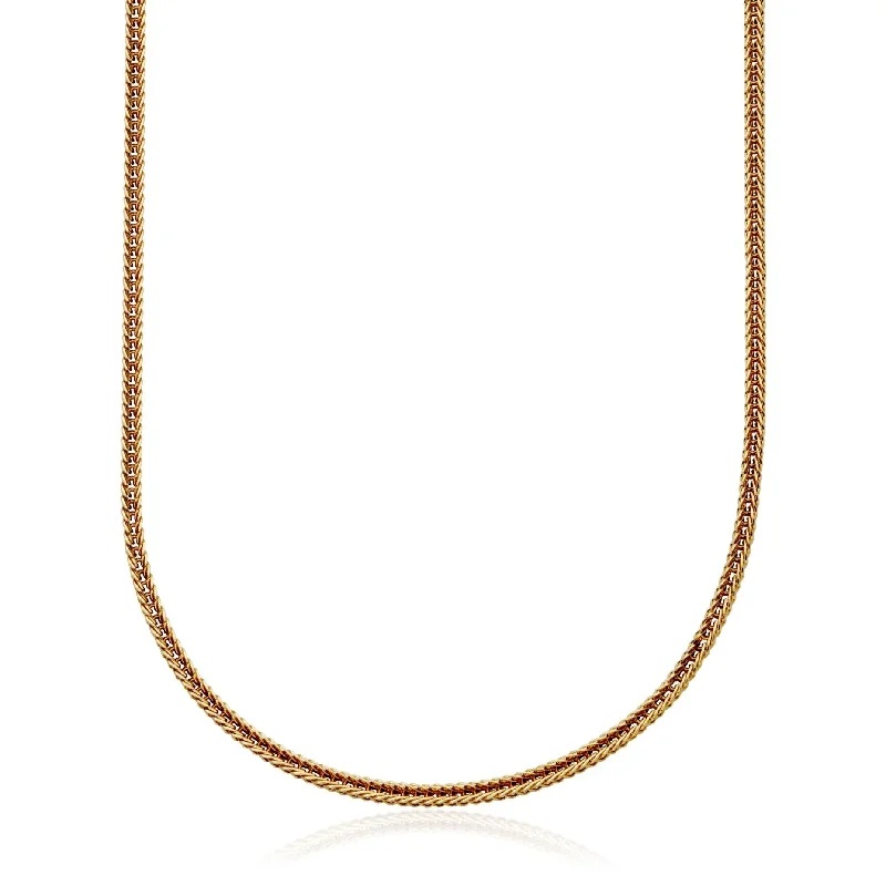 vintage turquoise pendant necklace 4MM Steelx Yellow Gold IP Stainless Steel Square Chain Necklace vintage turquoise pendant necklace 4MM Steelx Yellow Gold IP Stainless Steel Square Chain Necklace