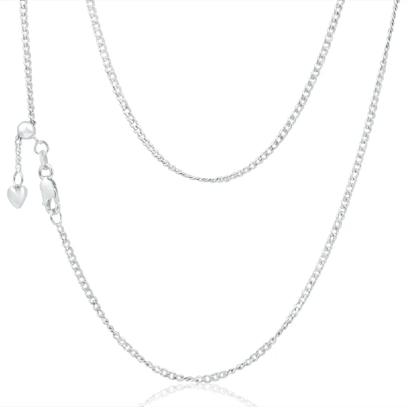 large statement turquoise ring 9ct Elegant White Gold Silver Filled Curb Chain