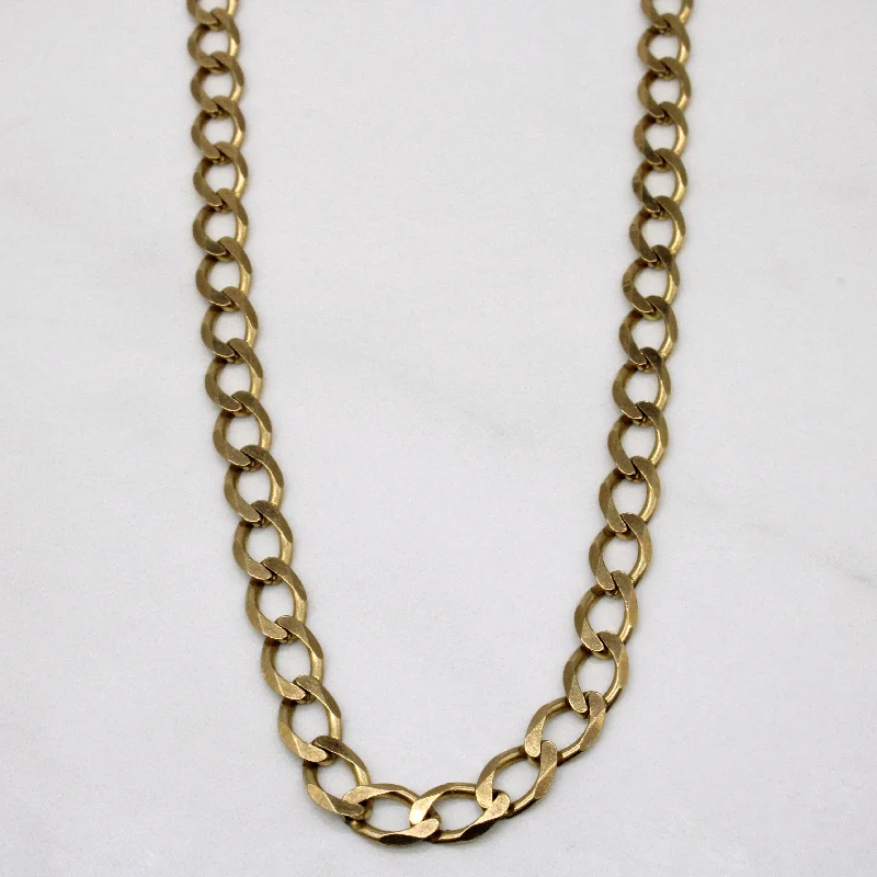 celestial orbit ring set 1997 Hallmarked 9k Yellow Gold Curb Link Chain | 24" |