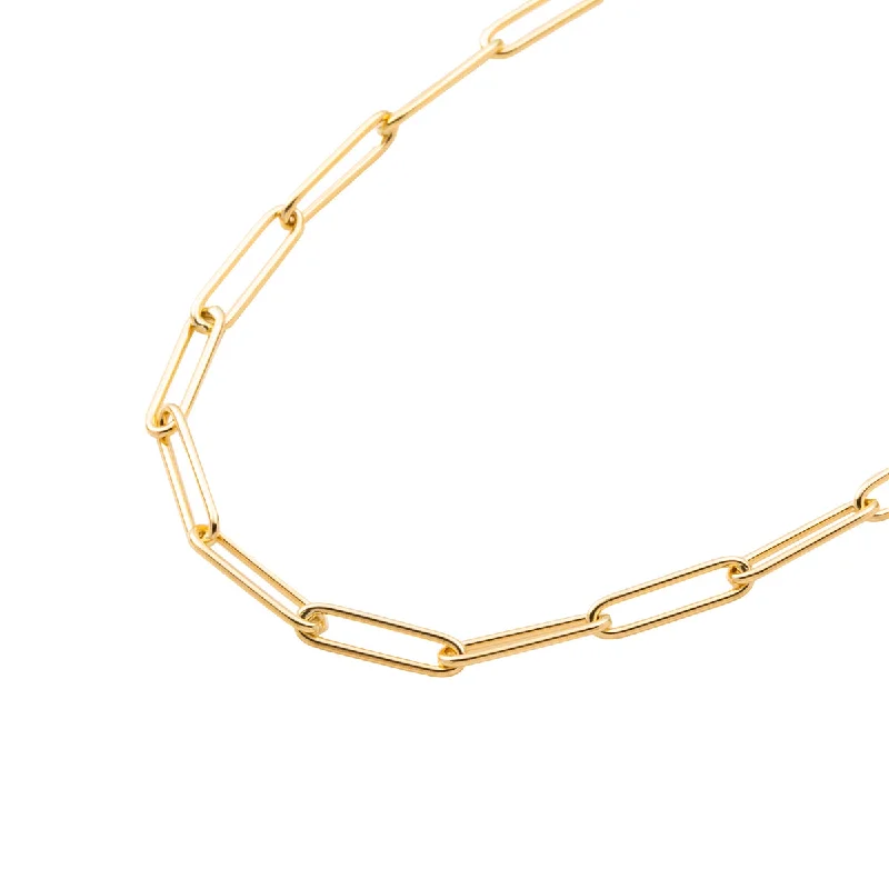 dainty gemstone chain bracelet 18k "All About Basics" Ladder Chain Necklace