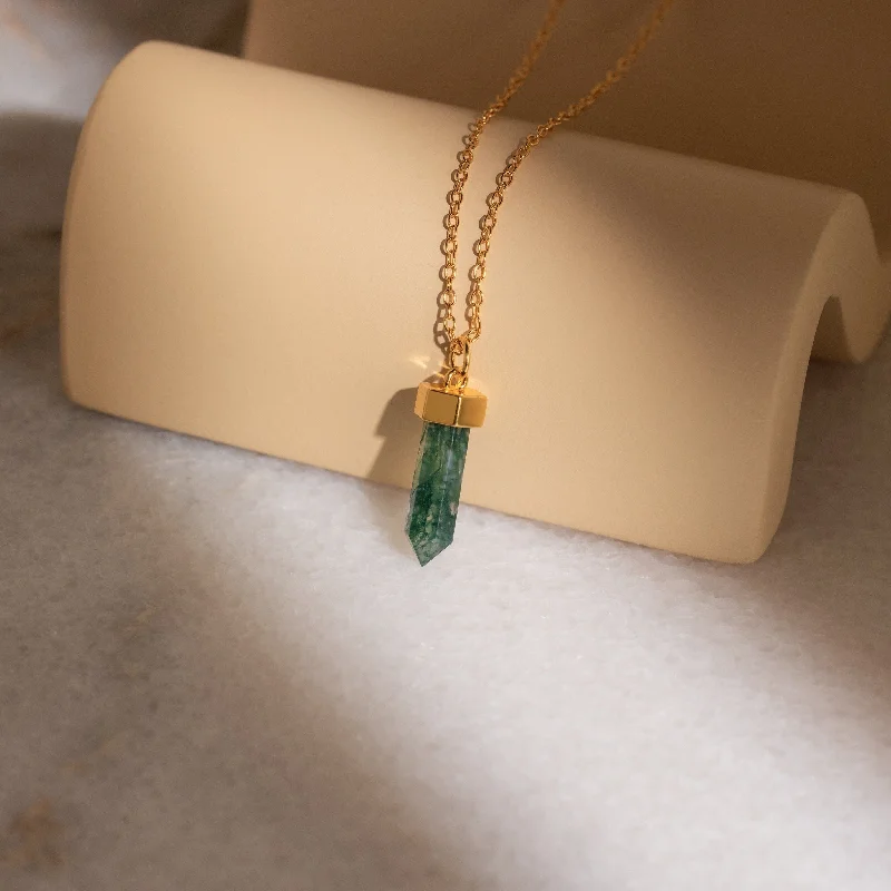 celestial sunburst ring gold Agate Quartz Necklace