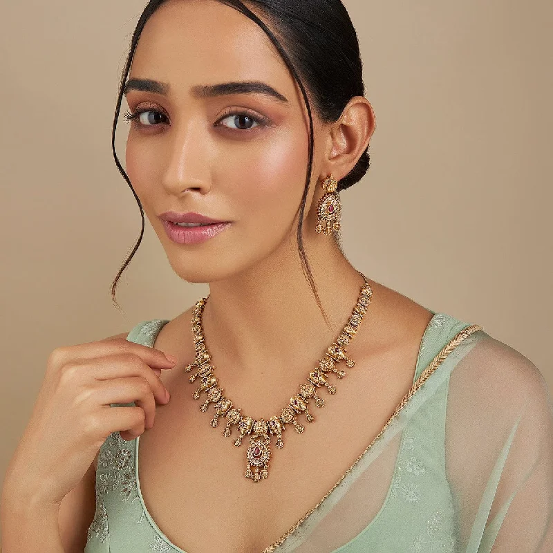 celestial star cluster earrings Antique Necklace 162743