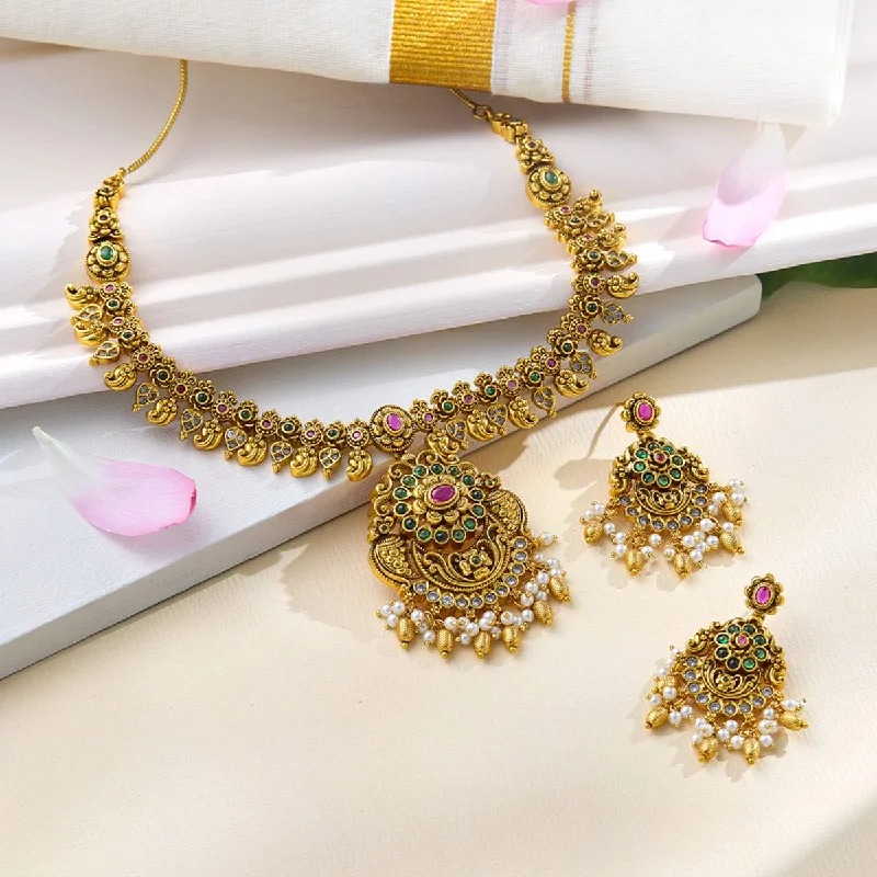 simple engraved wedding ring Antique Necklace 169812