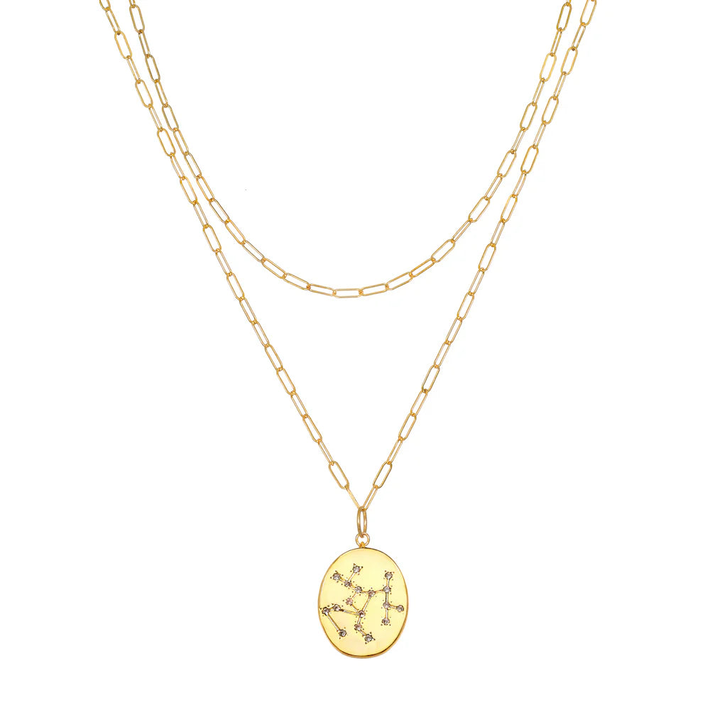 star-shaped cartilage stud earrings Constellation Necklace