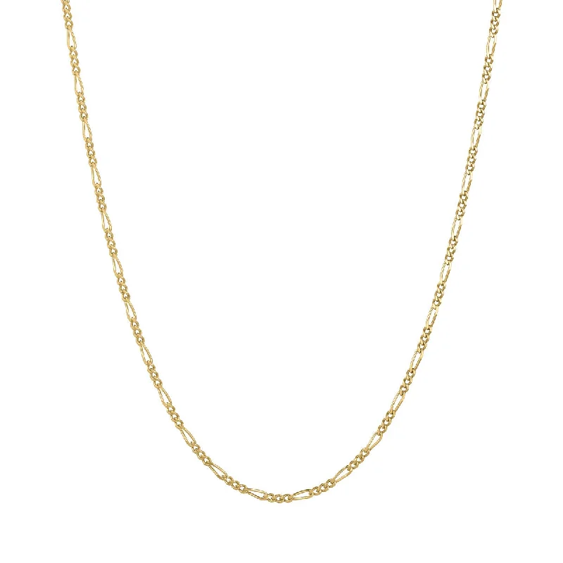 handmade lava stone bracelet Figaro chain 18K Gold Plated Necklace