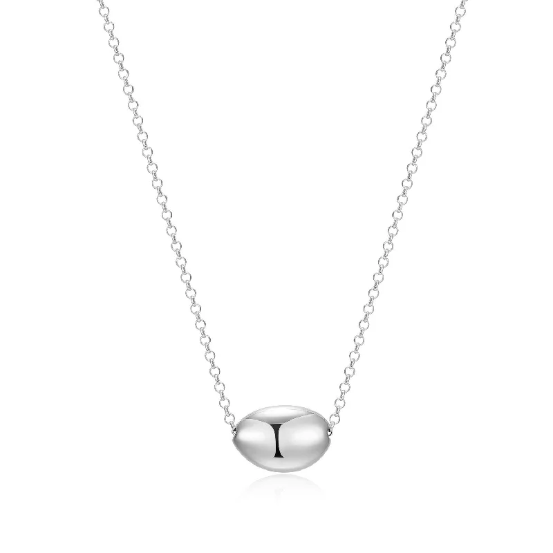 dainty rose gold anklet Casablanca 1.2mm Pebble Sterling Silver Necklace