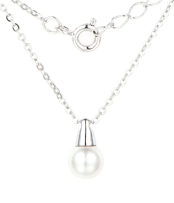 thin gold wire earrings Casablanca Shell Pearl Necklace