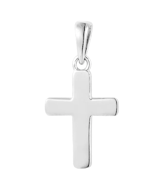elegant aquamarine drop earrings Casablanca Sterling Silver Petite Cross Necklace