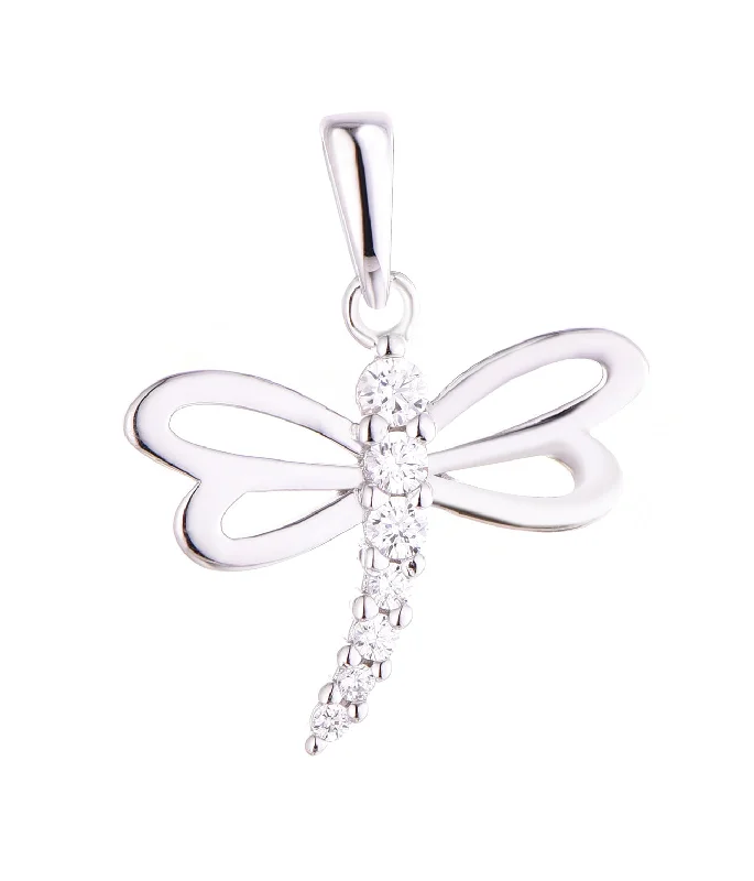 simple sapphire wedding band Casablanca Sterling Silver Firefly Necklace