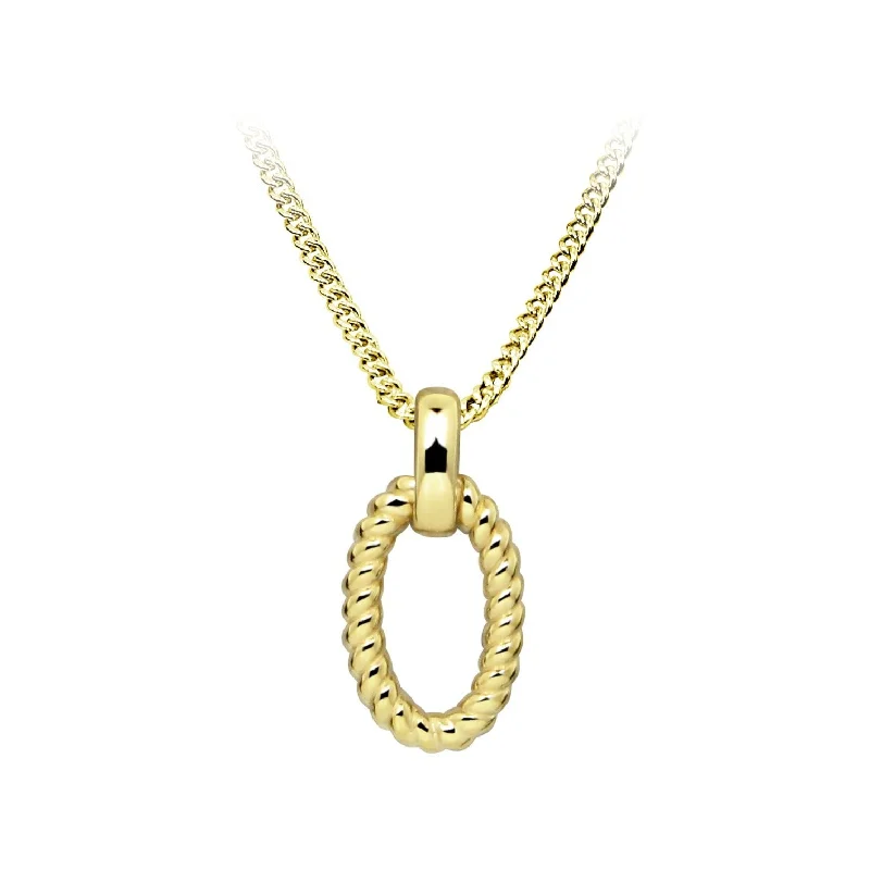 adjustable gemstone choker Casablanca Unity Oval Rope Necklace