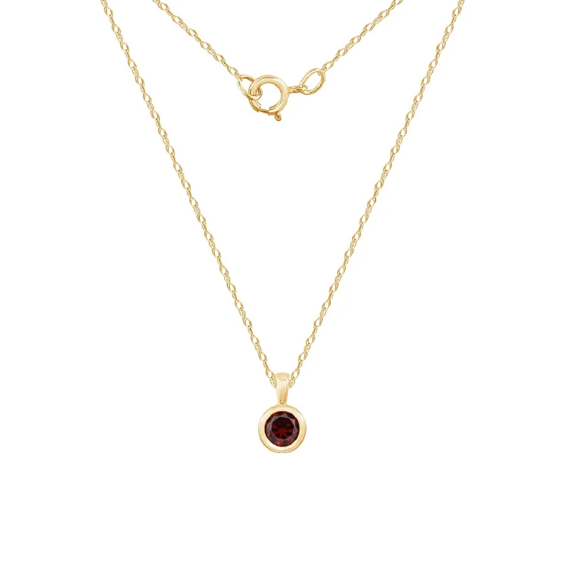 elegant pearl bridal set Casablanca 10KT Yellow Gold Birthstone Necklace