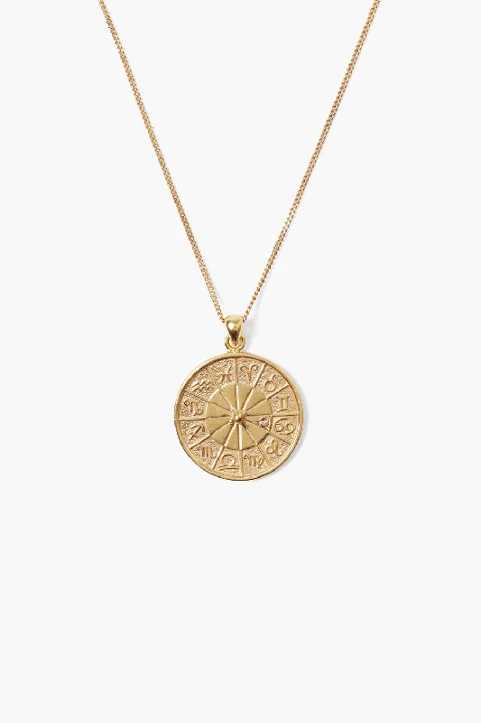 men’s hammered titanium ring Diamond Zodiac Coin Necklace