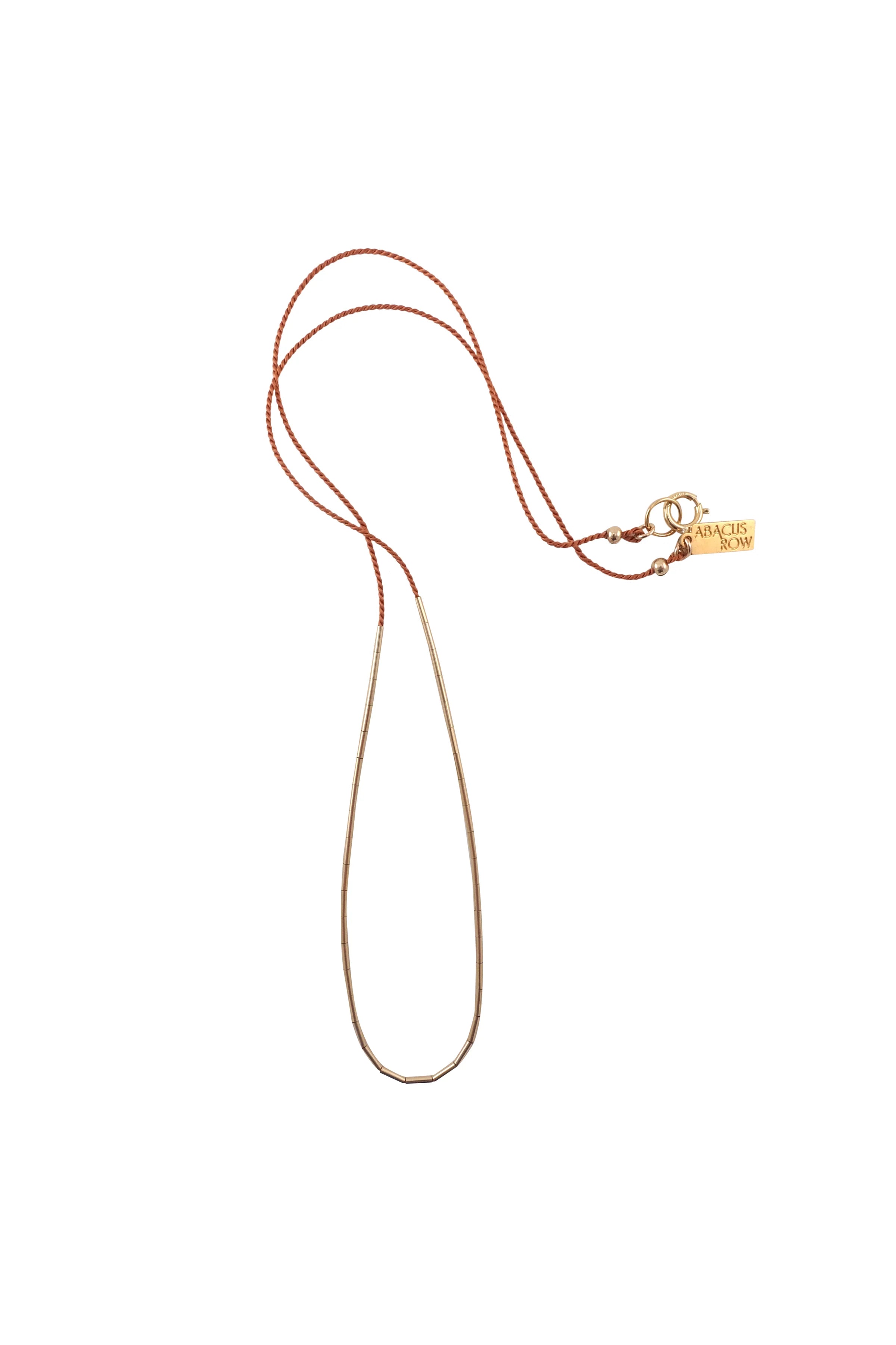 minimalist rose gold stacking rings Circinus Necklace
