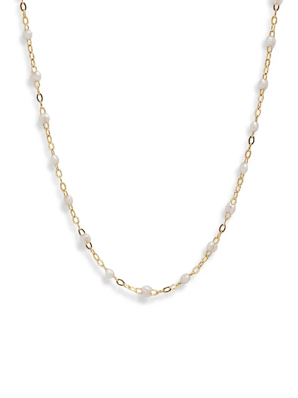celestial constellation necklace silver Classic Gigi Opal Resin Yellow Gold Necklace