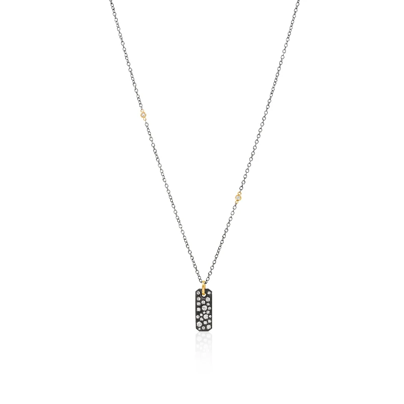 gold wedding band for men Ziggy Pendant
