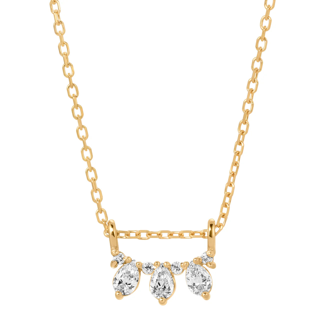 sterling silver braided ring Diamond Waltz Necklace
