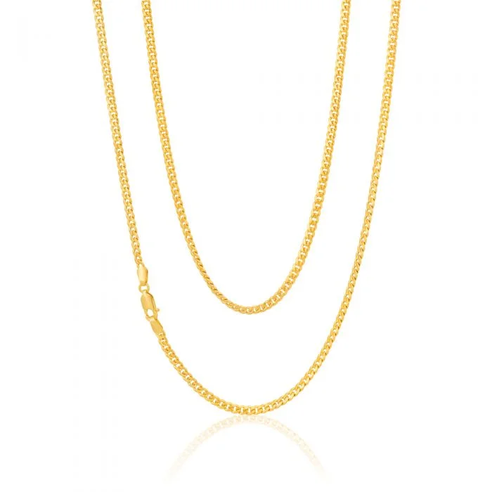 diamond tennis bracelet real Curb Concave 80cm 80Gauge Chain