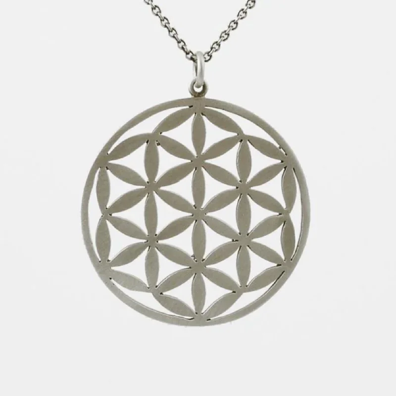 adjustable minimalist wave bracelet Cut-Out Flower Of Life Pendant