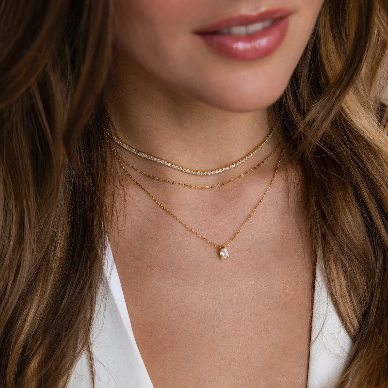custom zodiac sign ring Dainty Diamond Necklace Set