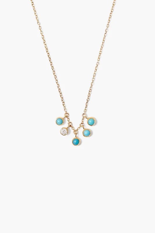 dainty opal nose ring Diamond and Stone Stationed Dangle Necklace