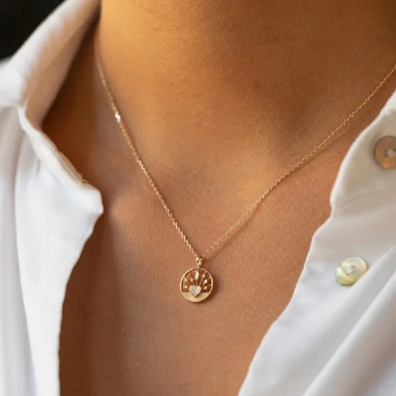 rose gold bar bracelet personalized DIAMOND HEART OPEN MEDALLION NECKLACE