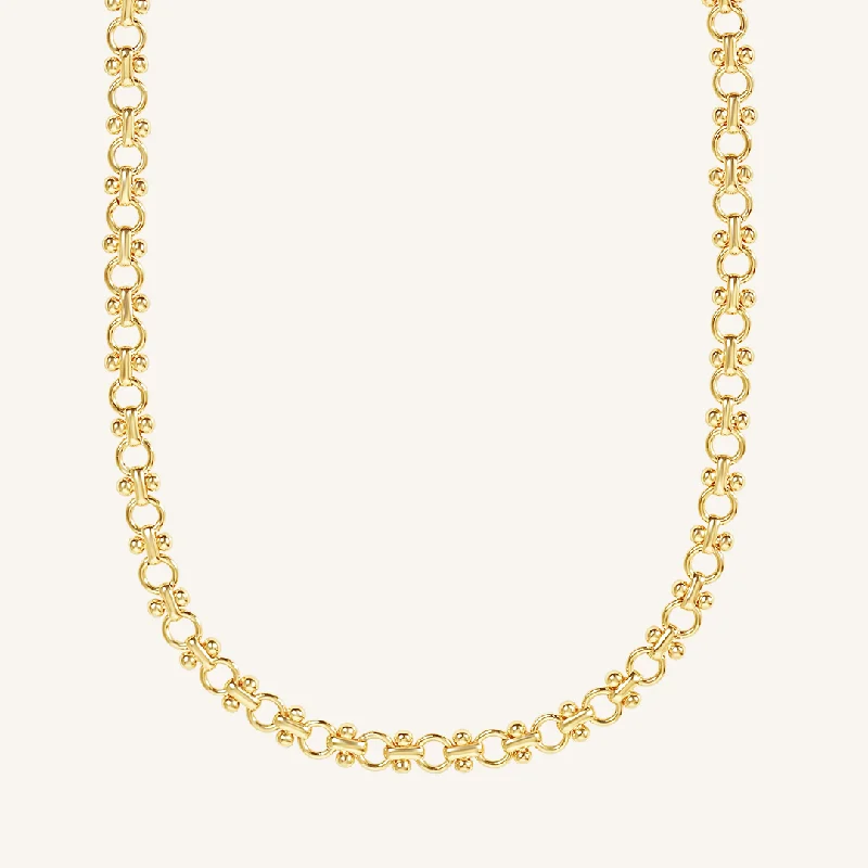 delicate pearl bracelet Eiffel Chain