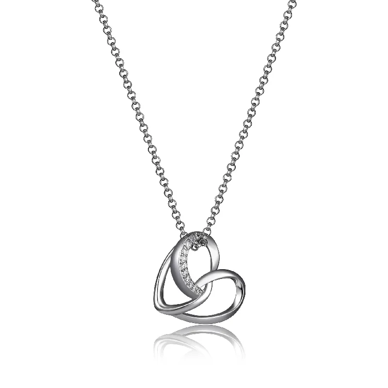 rose gold anklet chain Elle Sterling Silver Amour Necklace