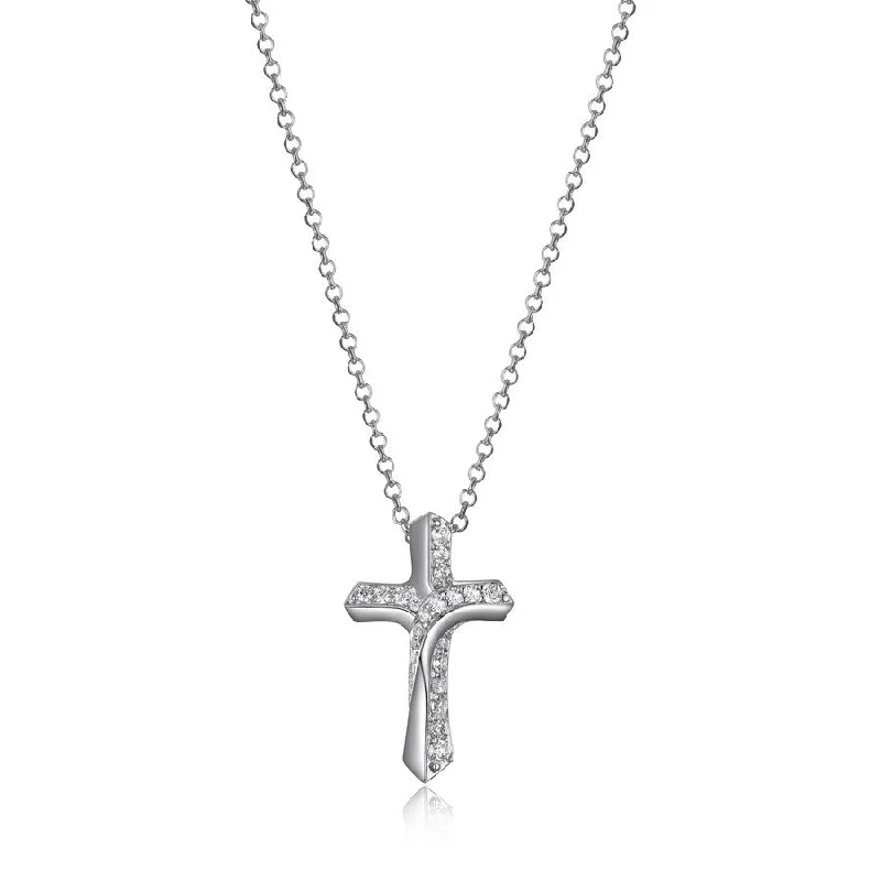 vintage lock and key necklace Elle Devotion Sterling Silver Cross Necklace