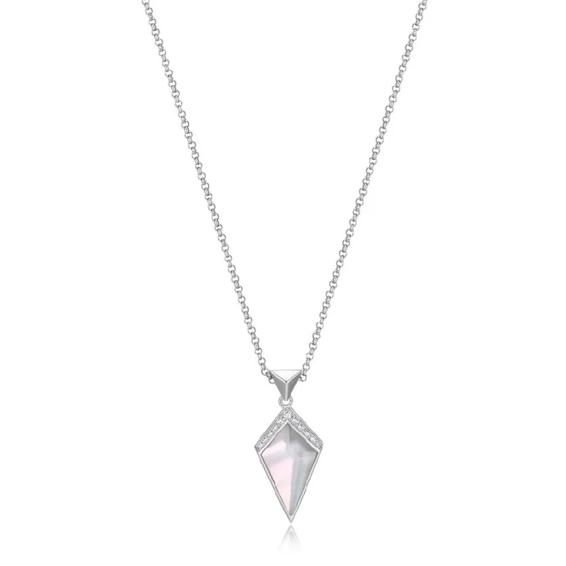 sterling silver charm anklet Elle Iceberg CZ Sterling Silver Necklace