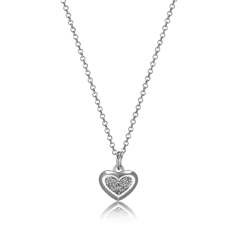 dainty silver hamsa bracelet Elle Scintill Sterling Silver Necklace