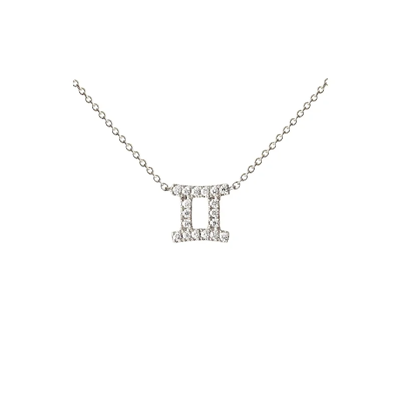adjustable silver cuff bracelet Petit Sign Gemini 18K Whitegold Necklace w. Diamonds adjustable silver cuff bracelet Petit Sign Gemini 18K Whitegold Necklace w. Diamonds