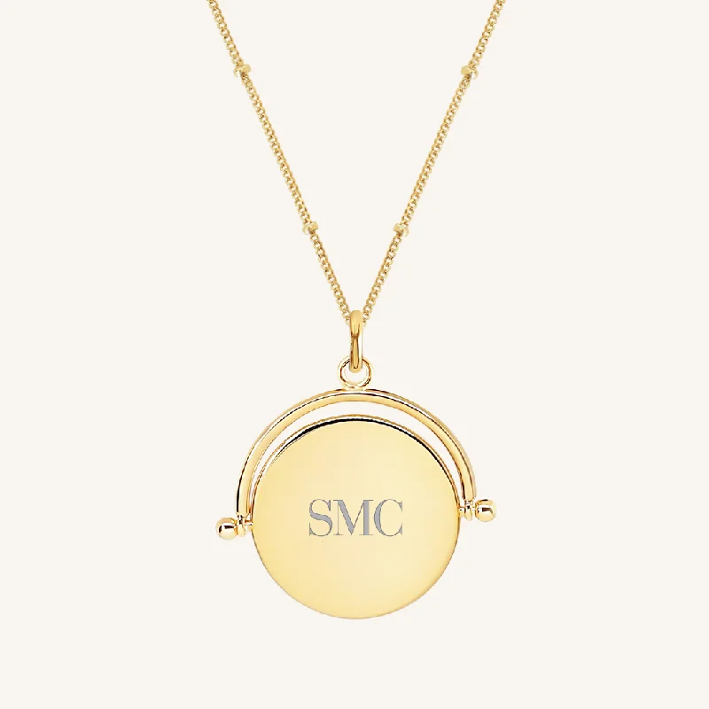 colorful gemstone engagement ring Etch Pendant Necklace