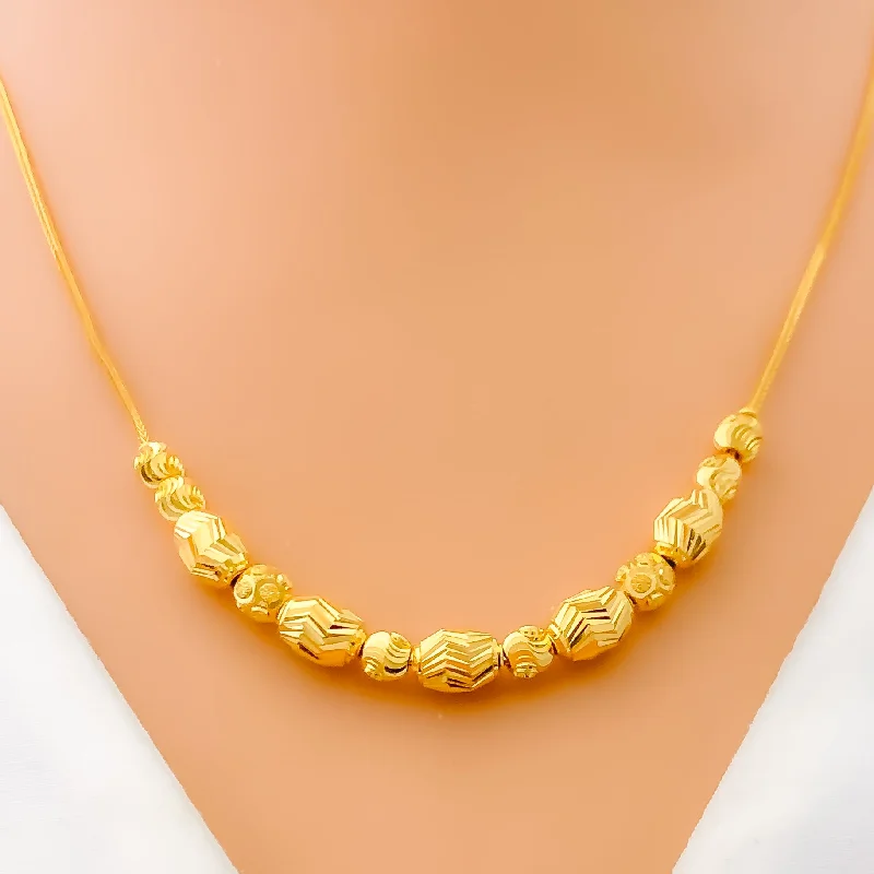 Ethereal Bold 22k Gold Necklace