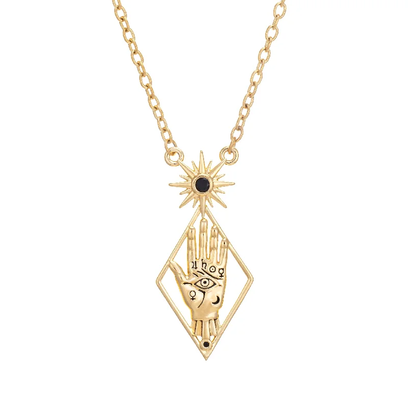 handcrafted gold stud earrings Fortune Necklace