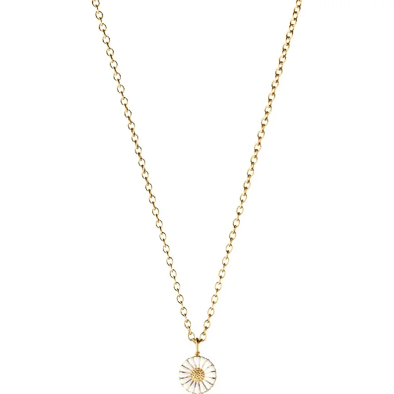 Daisy 11 mm. Gold Plated Necklace