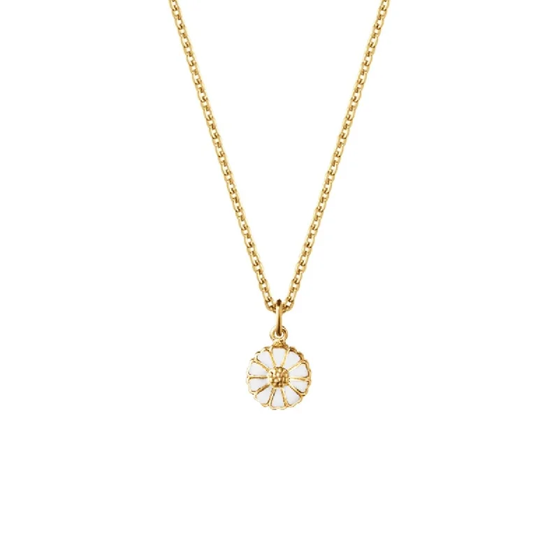 sterling silver lotus ring Daisy 7mm. Gold Plated Necklace
