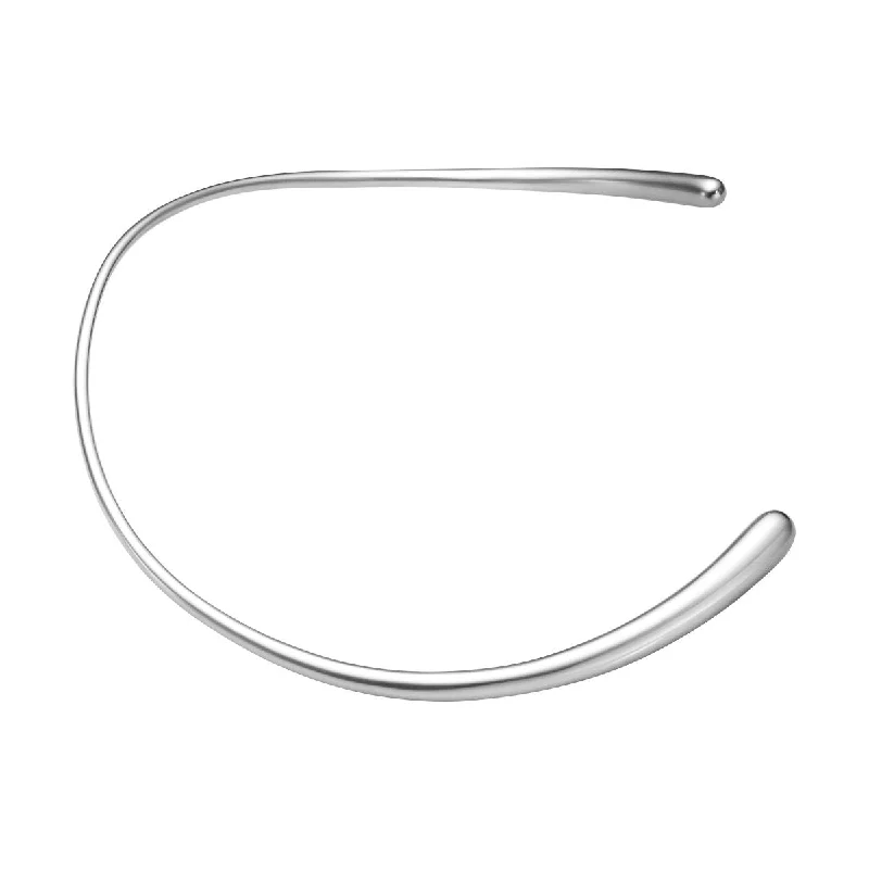 chunky gold chain necklace Mercy open Silver Neckring