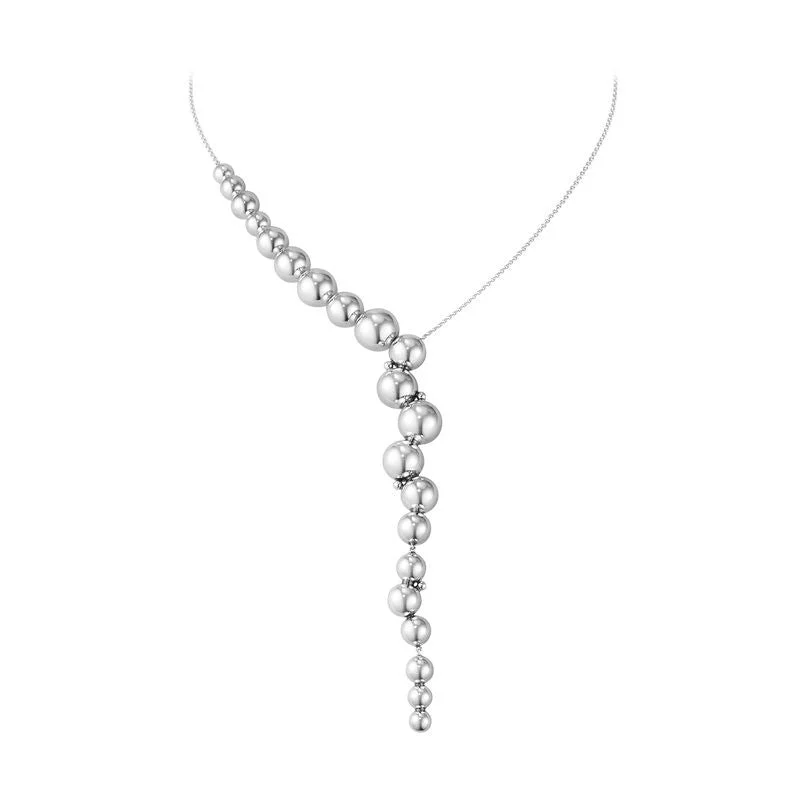 dainty silver hamsa bracelet Moonlight Grapes half full Silver Necklace