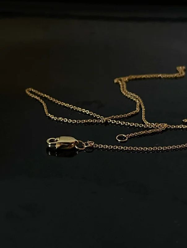 custom engraved infinity necklace 14K Gold Necklace