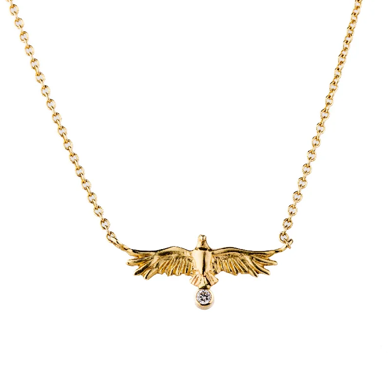 elegant pearl bridal set Mini Soaring Eagle
