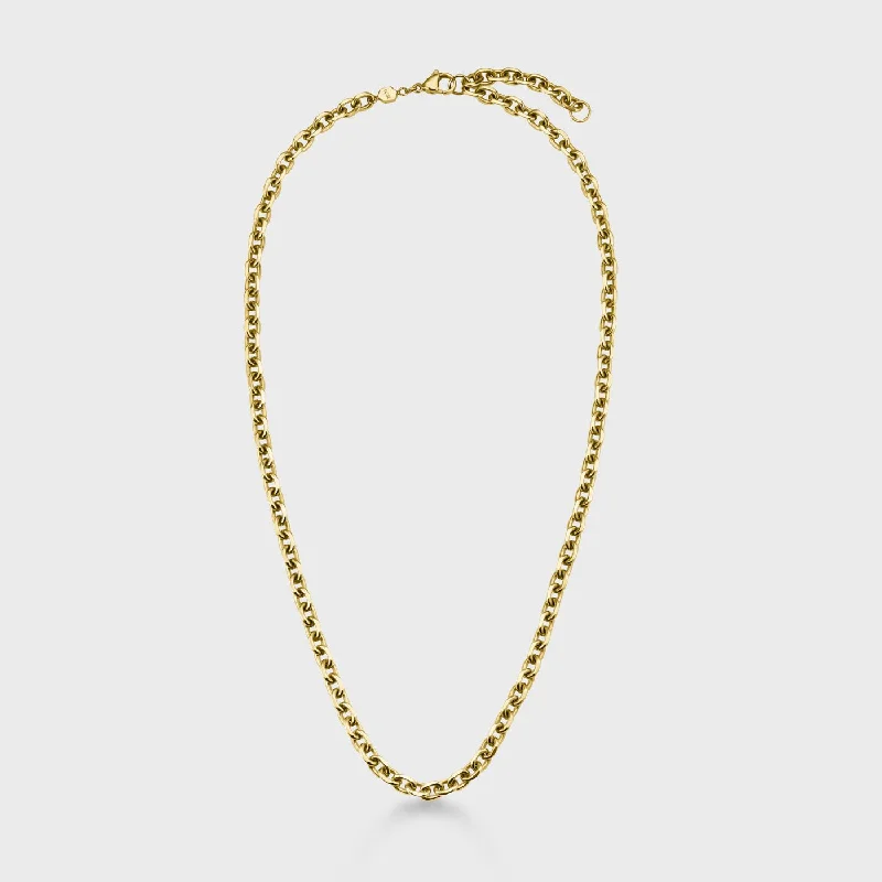 minimalist rose gold bracelet Essentielle Bulky Chain Necklace, Gold Colour