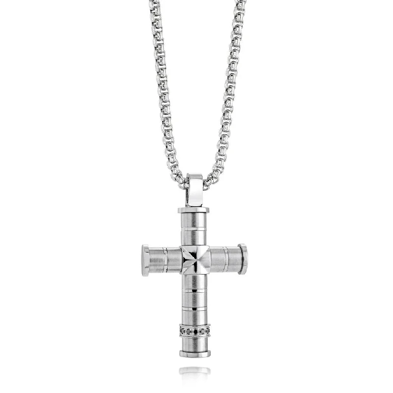 dainty gold anchor bracelet Italgem Steel Kirabo Cross Necklace