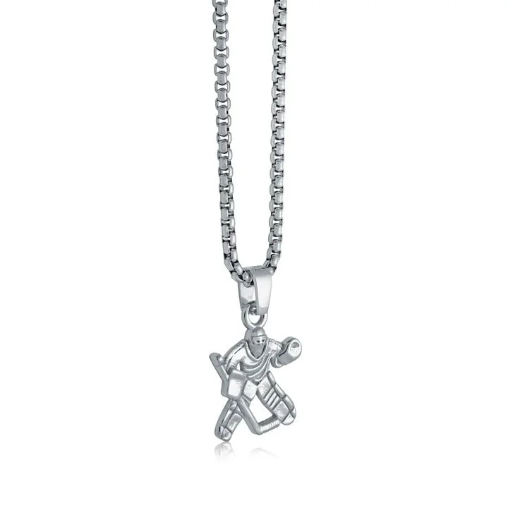 vintage pearl engagement ring Italgem Steel Hockey Goalie Necklace