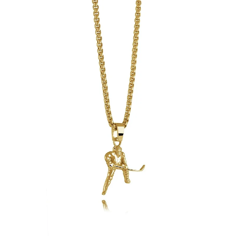 ruby and diamond engagement ring Italgem Stainless Steel Gold Plated Hockey Player Necklace ruby and diamond engagement ring Italgem Stainless Steel Gold Plated Hockey Player Necklace