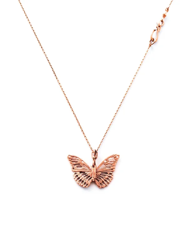 adjustable moon phase bracelet Monarch, 18K Rose Gold Necklace