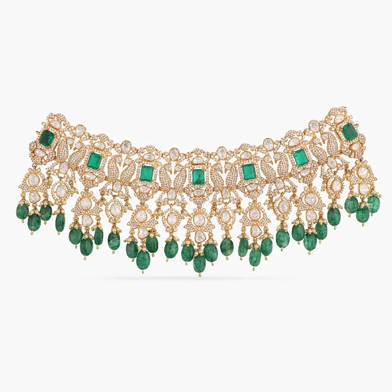 snake chain bracelet gold Jiya Moissanite Silver Choker