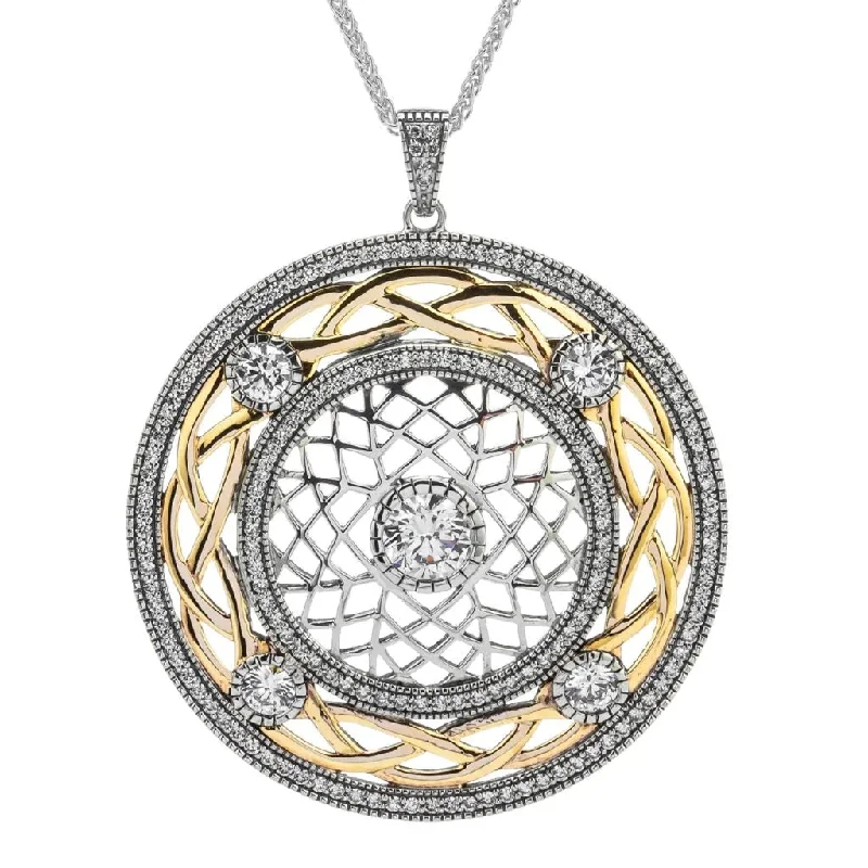 boho gold leaf ring Keith Jack: Brave Heart Necklace