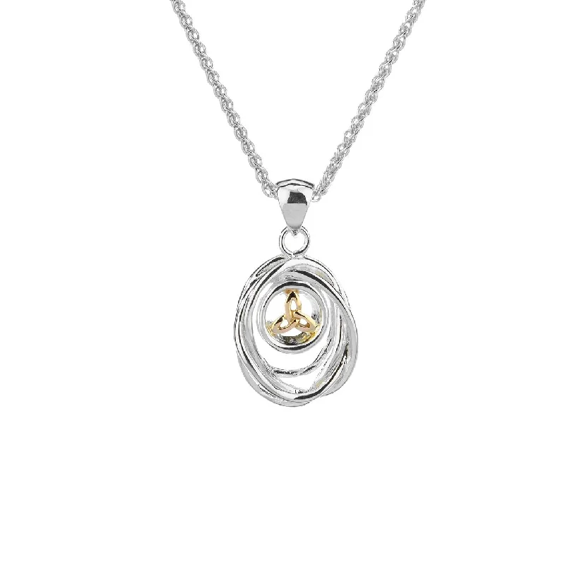 natural garnet gemstone ring Keith Jack Cradle of Life Necklace: Small