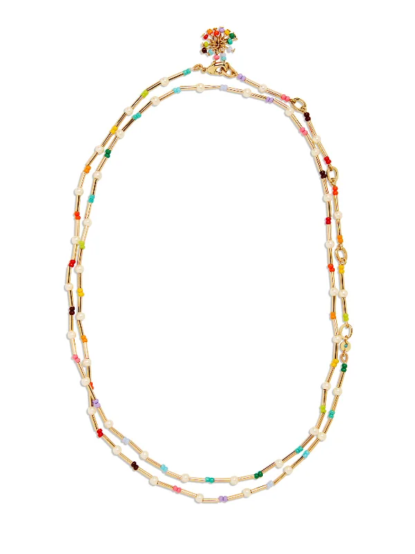 yellow sapphire engagement ring La Sponda Double Wrap Necklace